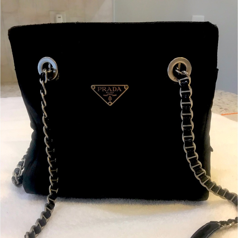 Prada authentic vintage TESSUTO black nylon shoulder bag